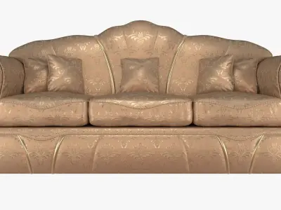 Classic Sofa Free 3D model