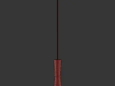 SOUND two pendant lights with shade 3D model