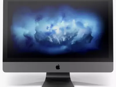 Apple iMac Pro Retina 5K 27inch Display 3D model