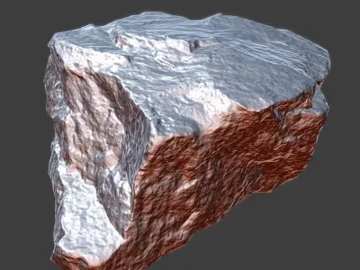 Gia Stone Low-poly 3D model