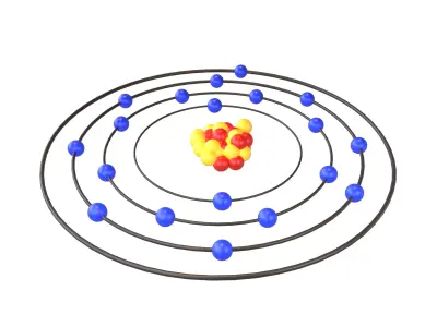 Potassium Chemical Element v1 001 Low-poly 3D model
