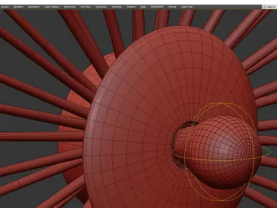  Eclipse wall sconce Low-poly 3D model