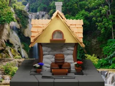 Fairytale house 3D model