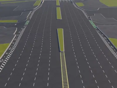  Houdini Procedural Roads Constructor 