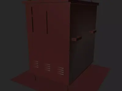 Speed Radar Camera - Saudi Saher Camera 3D model