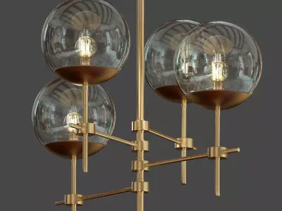 Four Hands Shayli Chandelier 3D model