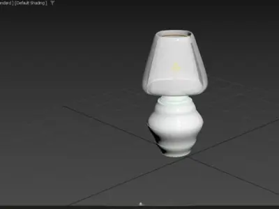 Table lamp  3D model shop