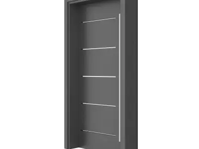 Metal Front Door 3D model