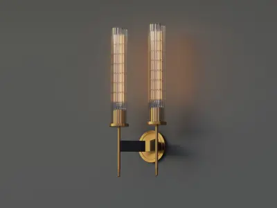 Allouette Double Sconce 3D model