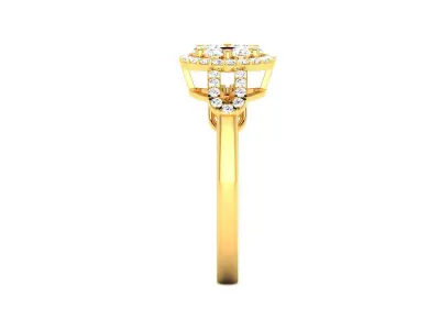 Women Ring  Render 3dm STL OBJ FBX Details 3D print model 180