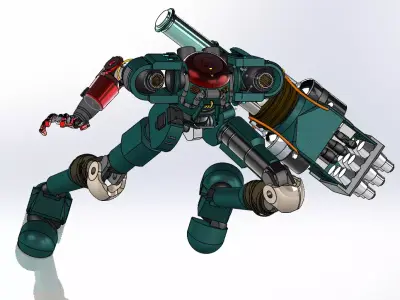 Lancer-IPS-Northstar Zheng Articulated 3D print model