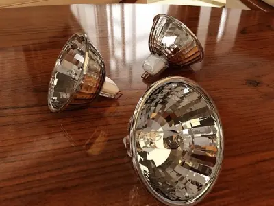 Halogen Bulb  Lamp High detail 3D model