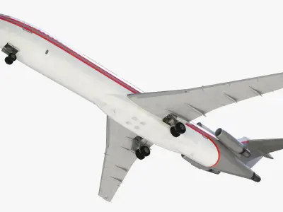  Rigged Boeing 727 Airliners Collection 