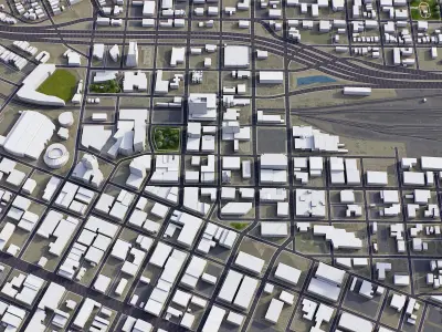 El Paso Low-poly 3D model