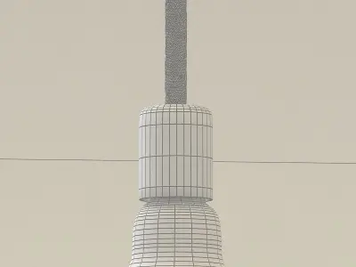 vintage christmas light 3D model