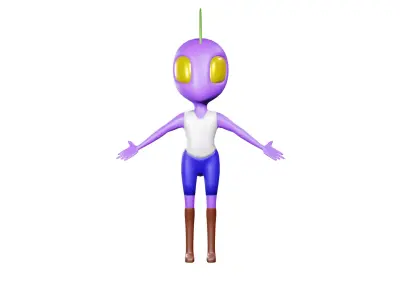 Lizard man 3d model 3D model