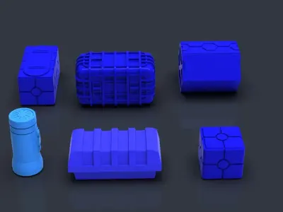 star wars cargo pack 3D print model