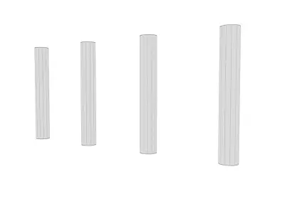 Equipment for dog playgrounds in ECO style 3D model