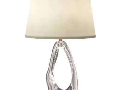 AERIN Cannes Crystal Table Lamp by Luxdeco 3D model