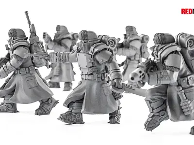 Ice Warriors - Elite squad of the Imperial Force 3D print model
