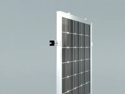 laos Solar Panel 3D model