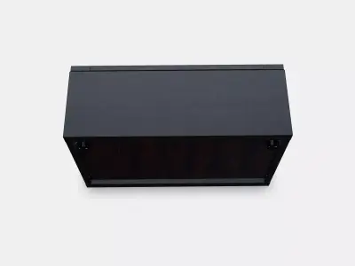 BESTA Shelf unit with glass door 2 Low-poly 3D model