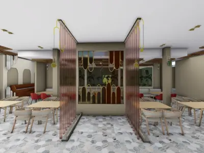 restaurant 3D model