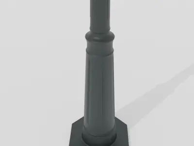 Street Lamp European Style Free 3D model
