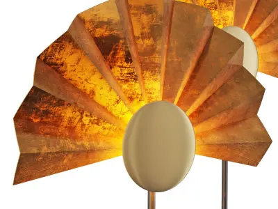 roche bobois negresco floor lamp 3D model