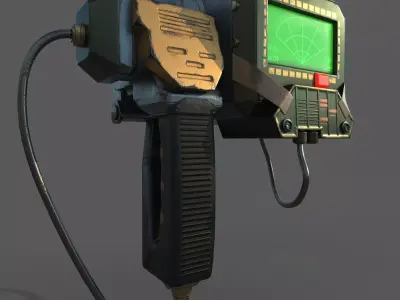 Heat Tracker Device Low-poly 3D model