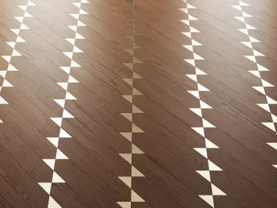 Matita modular geometric wood floor By Foglie D Oro v211 Texture