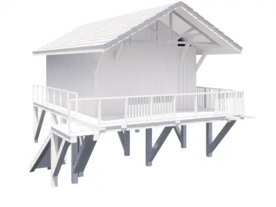 Island-House-Casa-Ilha-Pescador-Fishers 3D model