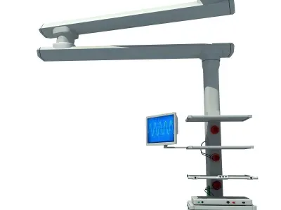 Detailed Medical Equipment 08 3D model