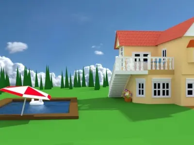 Country House 3D model