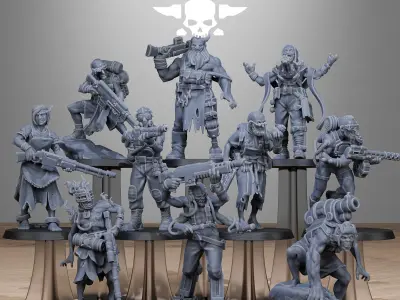 Corrupted Guard Abhumans 3D print model