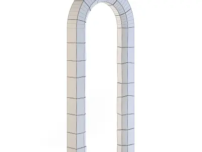 Dungeon Stone Arch 3D model