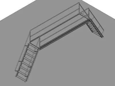 Ladder Crossover 3D model