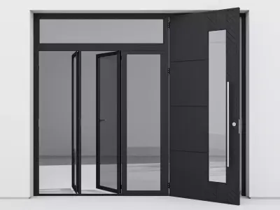 Aluminium door 267 3D model