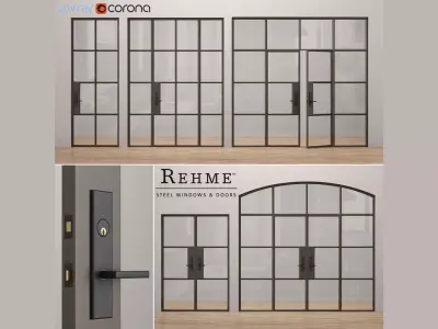 Rehme steel doors 1 3D model