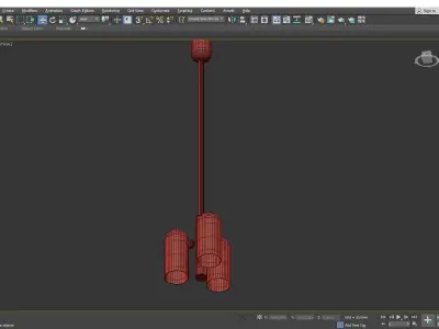 ODYSSEY TUBE PENDANT Low-poly 3D model