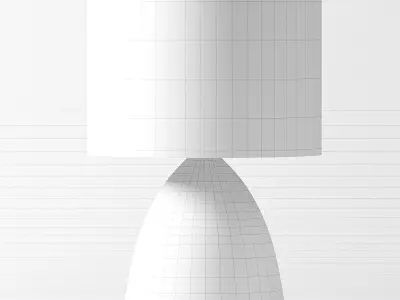 Pottery Barn Ansel Glass Table Lamp 3D model