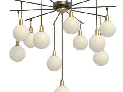 Neo - Modern Nordic Chandelier Free 3D model