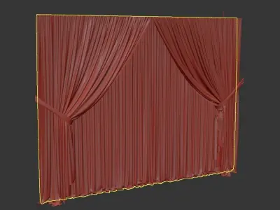curtain vol1 3D model