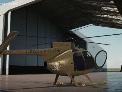  Military Light Helicopter Hughes OH-6 