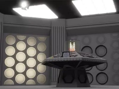 1983 TARDIS Interior 3D model