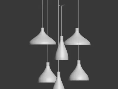 Swell pendant light Pablodesigns 3D model