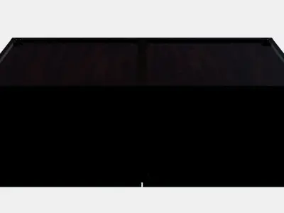 BESTA Shelf unit with glass doors 5 Low-poly 3D model