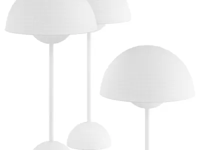 Flowerpot Table Lamp VP3 3D model