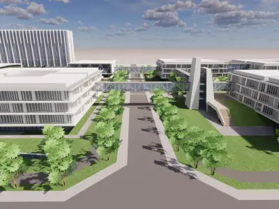 Modern City Block -A31 3D model