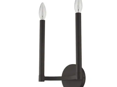 Bellefonte 2 - Light Dimmable Candle Wall Light Free 3D model